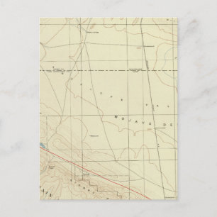 Palmdale quadrangle showing San Andreas Rift Postcard
