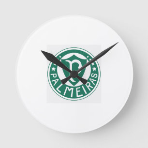 PALMEIRA LOGO ROUND CLOCK