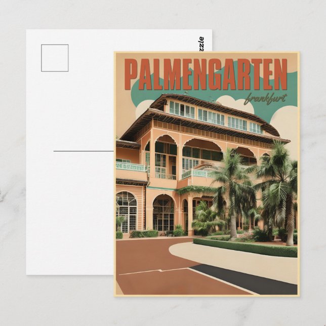 palmengarten botanical garden frankfurt postcard (Front/Back)