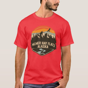 Palmer Hay Flats Alaska Camping Retro Oversized T-Shirt