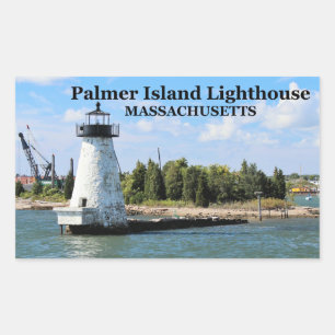 Palmer Island Lighthouse, Massachusetts Stickers