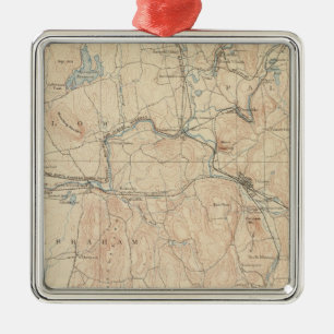 Palmer, Massachusetts Metal Tree Decoration