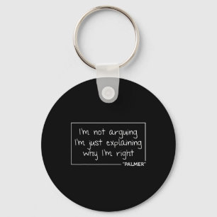 Palmer Quote Funny Birthday Personalised Name Gift Key Ring