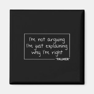 Palmer Quote Funny Birthday Personalised Name Gift Magnet