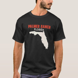 Palmer Ranch Florida USA State America Travel Flor T-Shirt