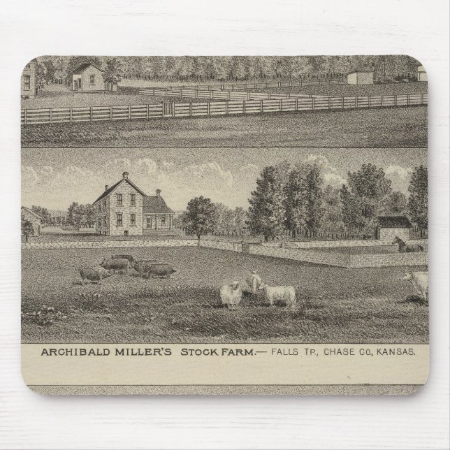 Palmer Ranch, Kansas Mouse Mat (Front)