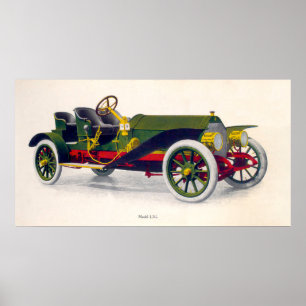 Palmer-Singer Motor Cars Advertisement, 1909 Poster