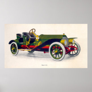 Palmer-Singer Motor Cars Advertisement, 1909 Poster