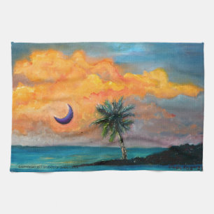 PALMETTO , MOON TEA TOWEL
