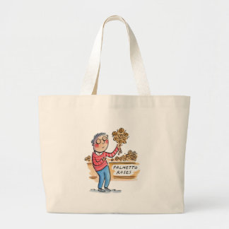 Palmetto Roses Large Tote Bag