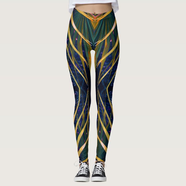 Palmetto Sunburst Leggings (Front)