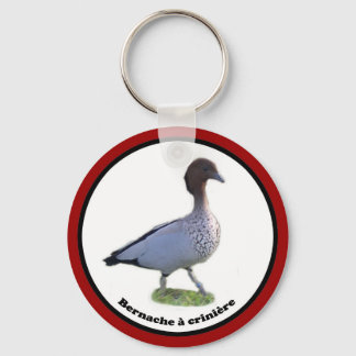 palmipèdes d'ornement collector (bernache à criniè key ring