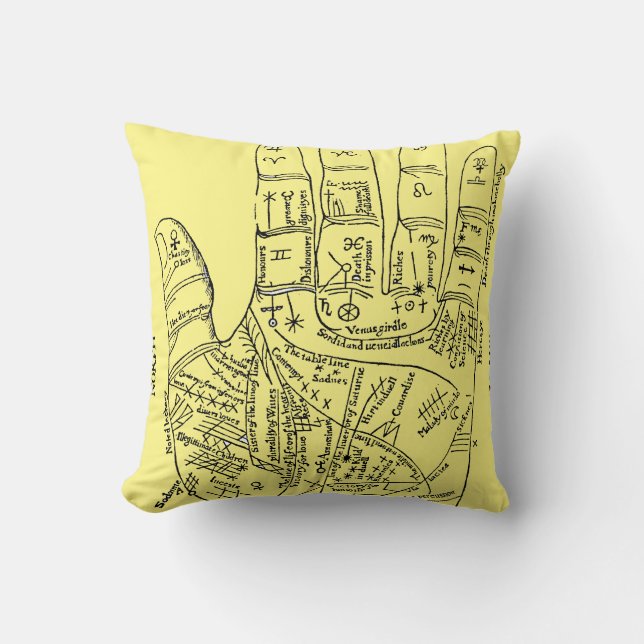 Palmistry, 1671 cushion (Front)