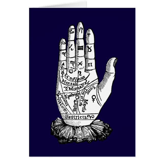 Palmistry Chart, 1885 (Front)