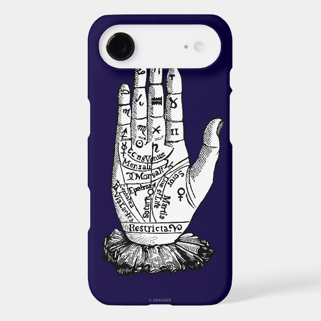 Palmistry Chart, 1885 Case-Mate iPhone Case (Back)