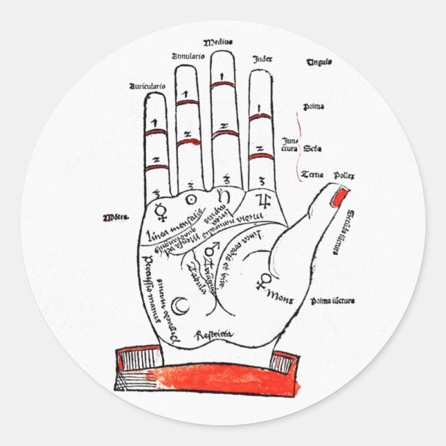 Palmistry Sticker (Front)