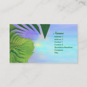 Palms Above Business Card