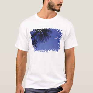 Palms and Crescent Moon T-Shirt