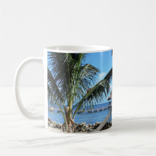 Palms and Pier in Belise Coffee Mug