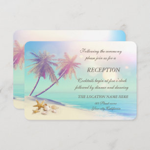 Palms Beach Seashells Reception I Invitation