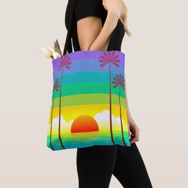 Palms Beach Tote Bag (Close Up)