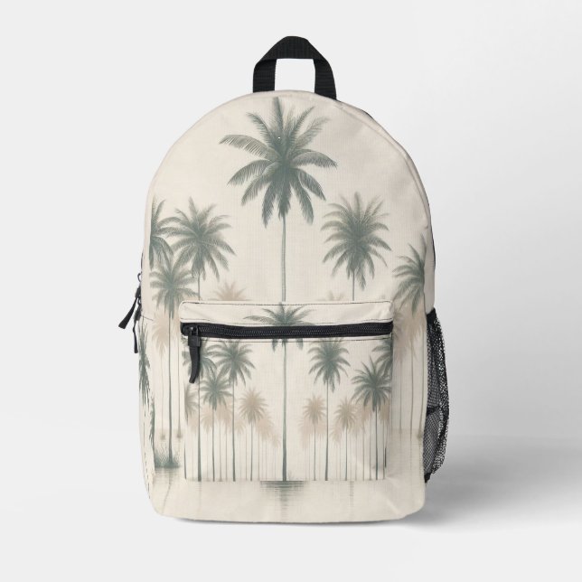 Palms Boulevard  Printed Backpack (Front)