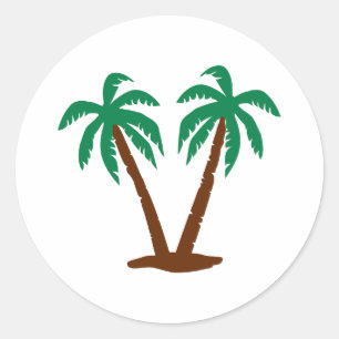 Palms Classic Round Sticker
