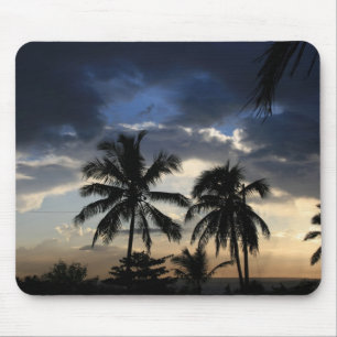 Palms sunset mouse mat
