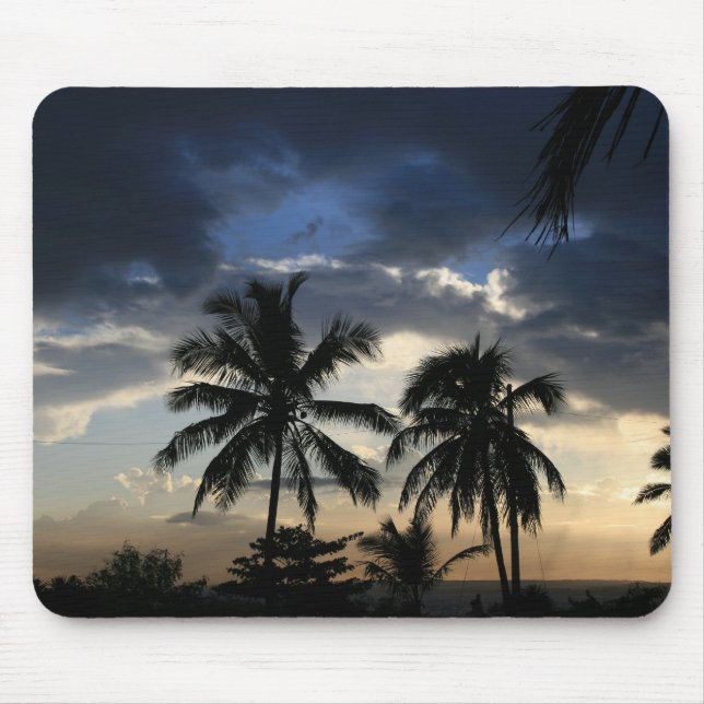 Palms sunset mouse mat (Front)