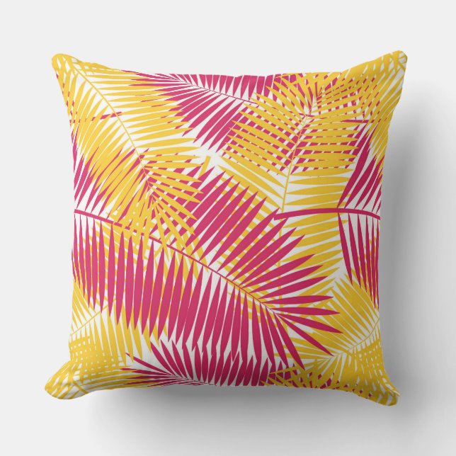 Palms Throw Pillow (Front)