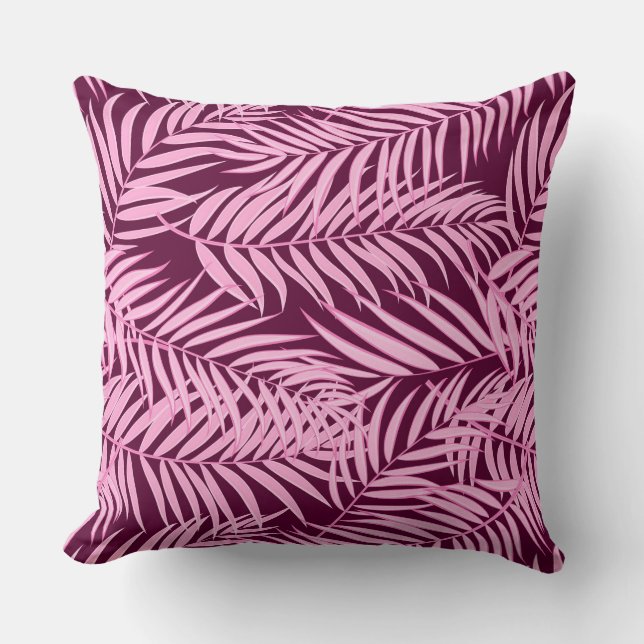 Palms Throw Pillow (Front)
