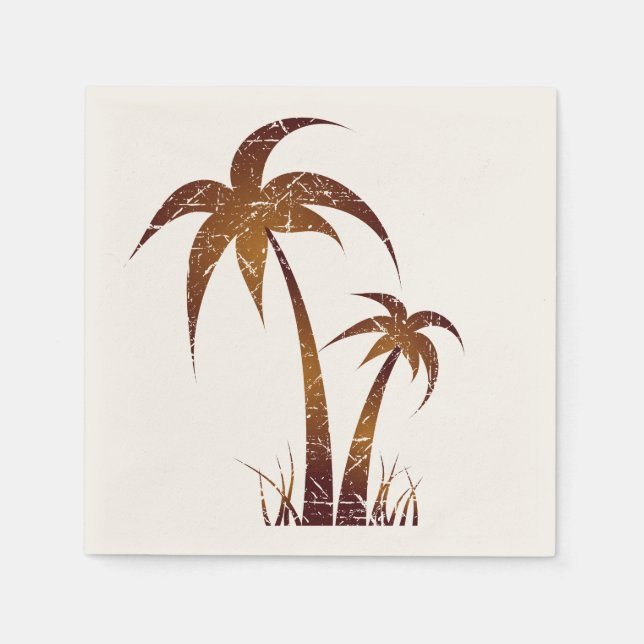 Palms Tree Napkin (Front)