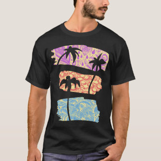 Palmtrees Paintbrushes T-Shirt