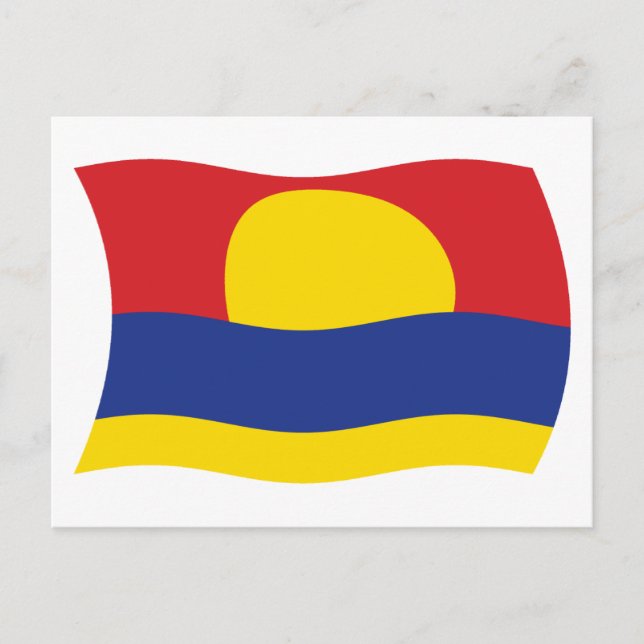 Palmyra Atoll Flag Postcard (Front)