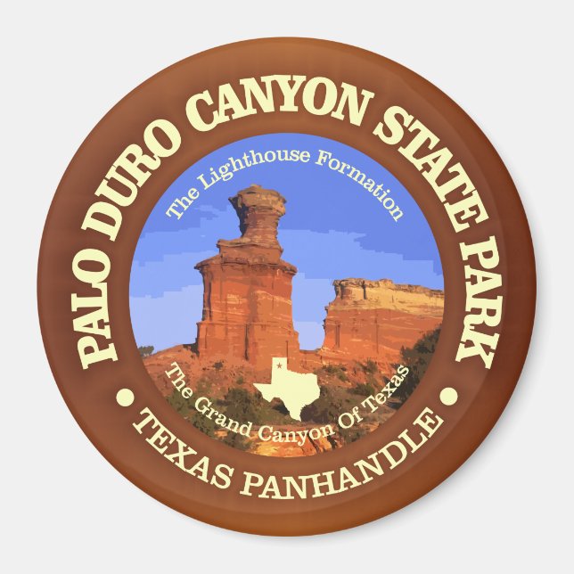 Palo Duro Canyon SP Magnet (Front)