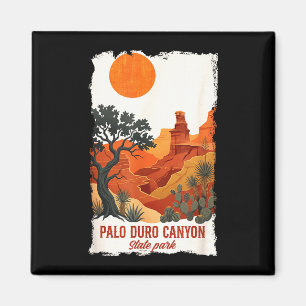 Palo duro canyon state park texas desert landscape magnet