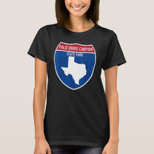 Palo Duro Canyon State Park Texas Highway Vacation T-Shirt