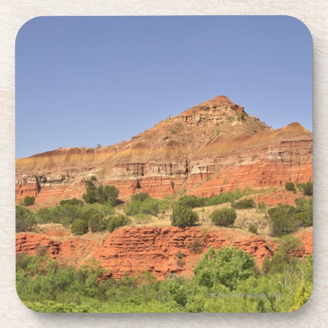 Palo Duro Canyon, Texas.  Successive rock layers Coaster (Front)