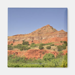 Palo Duro Canyon, Texas.  Successive rock layers Magnet