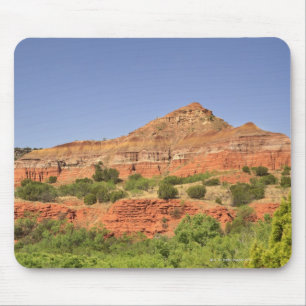 Palo Duro Canyon, Texas. Successive rock layers Mouse Mat