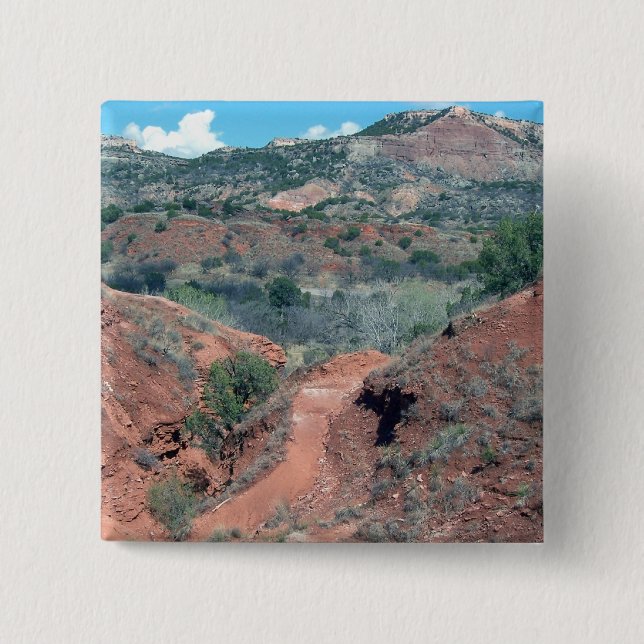 Palo Duro Canyon Trail 15 Cm Square Badge (Front)
