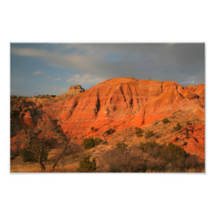 Palo Duro Canyon wall, Texas Photo Print