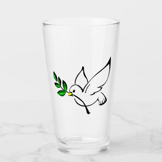 Paloma Glass Tumbler – Bold & Elegant Barware (Front)