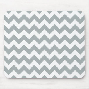 Paloma Grey Chevron Zigzag Mouse Mat