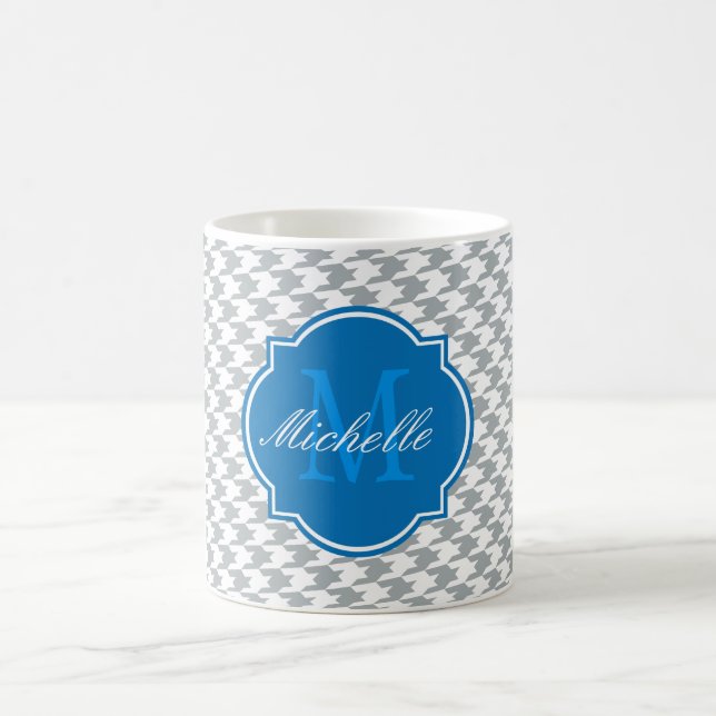 Paloma Houndstooth Monogram Mug (Center)