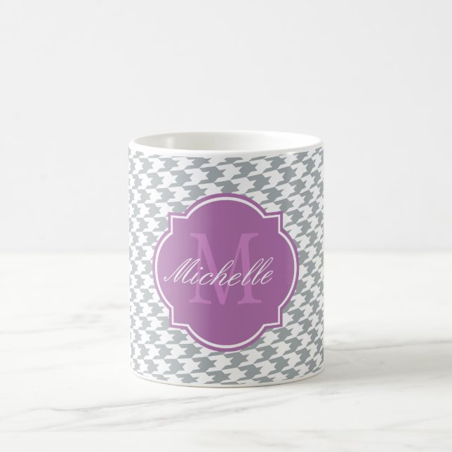Paloma Houndstooth Monogram Mug (Center)