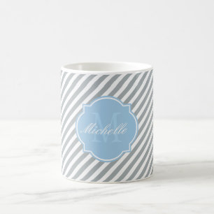 Paloma Stripe Monogram Mug