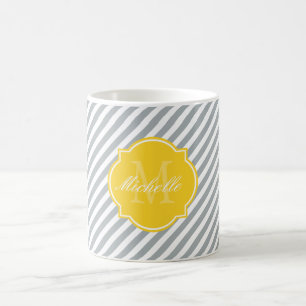 Paloma Stripe Monogram Mug