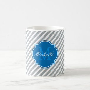 Paloma Stripes Monogram Mug