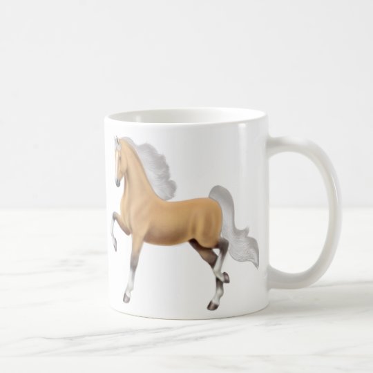 Palomino American Saddlebred Horse Mug